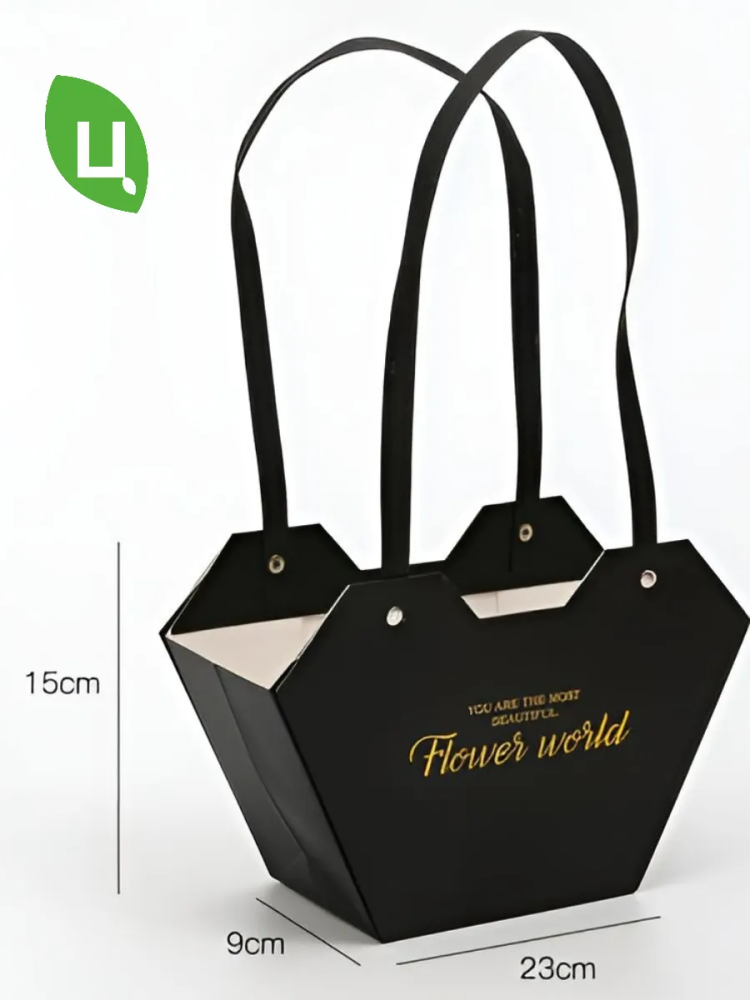 Сумка 23*15*9CM Чёрный 171 уп 10шт