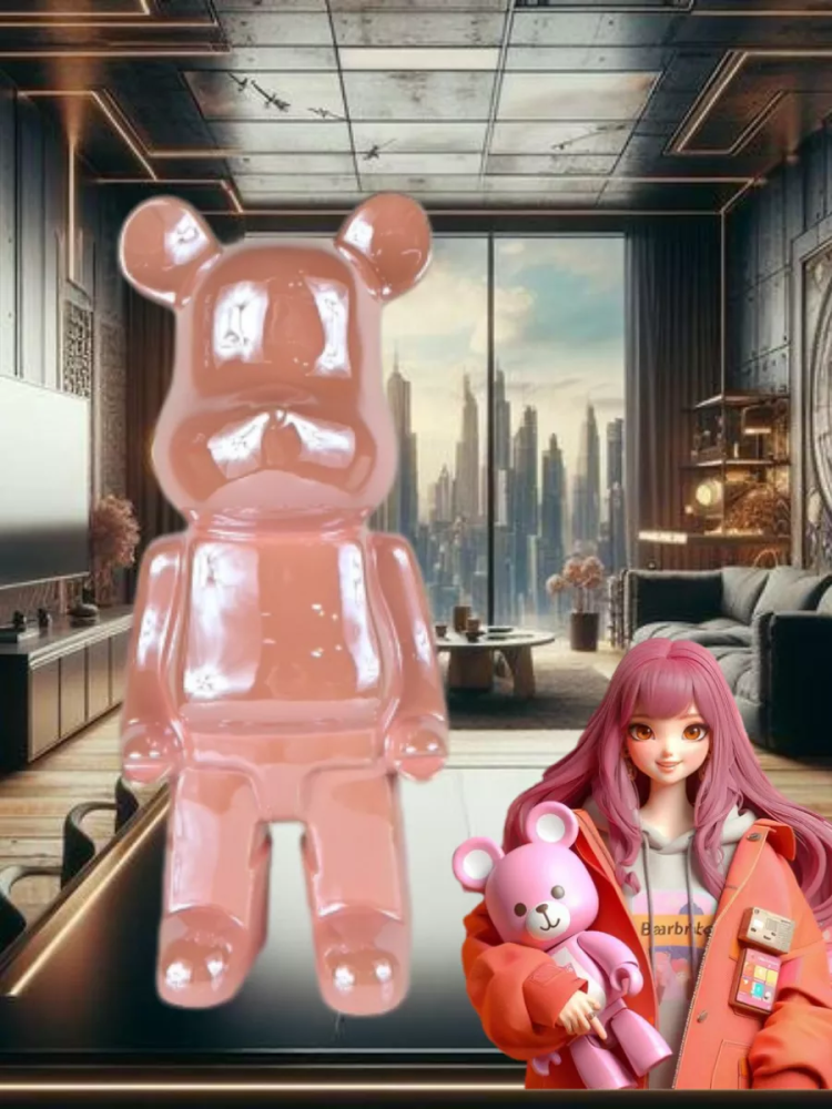 Статуэтка Bearbrick Розовый 15*36 Китай