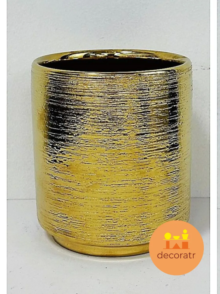 ваза Челябинск Золотой 12.5*12.5*14cm AG-12G Китай