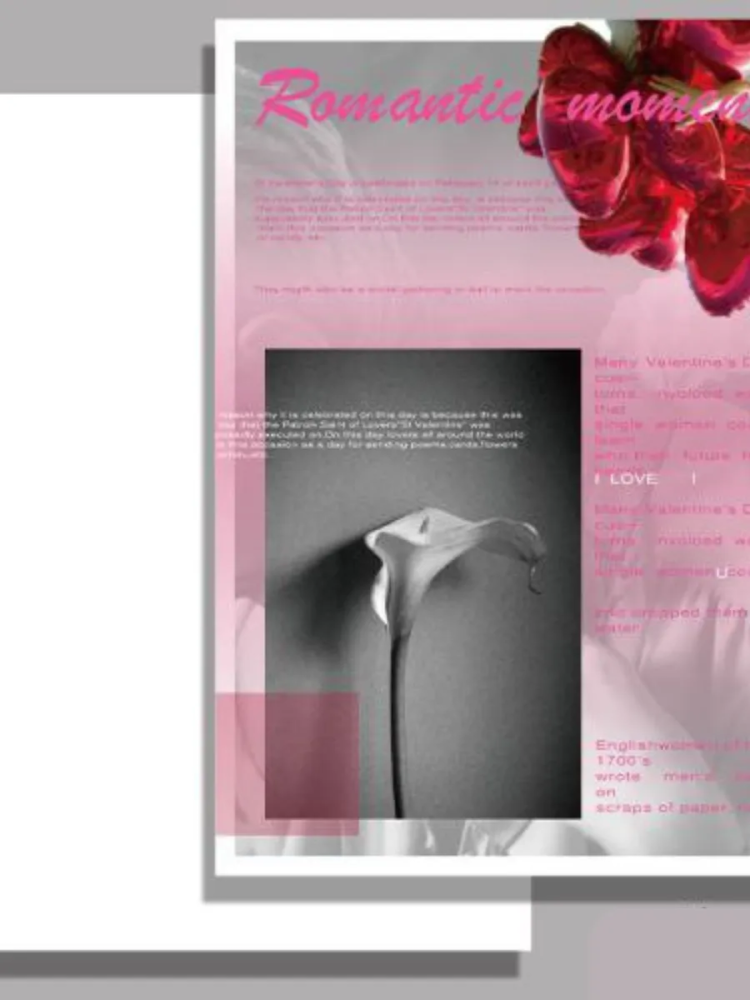 Бумага журнал Romantic 38*50CM Разноцветный 10 шт/уп AY02 страна:Китай