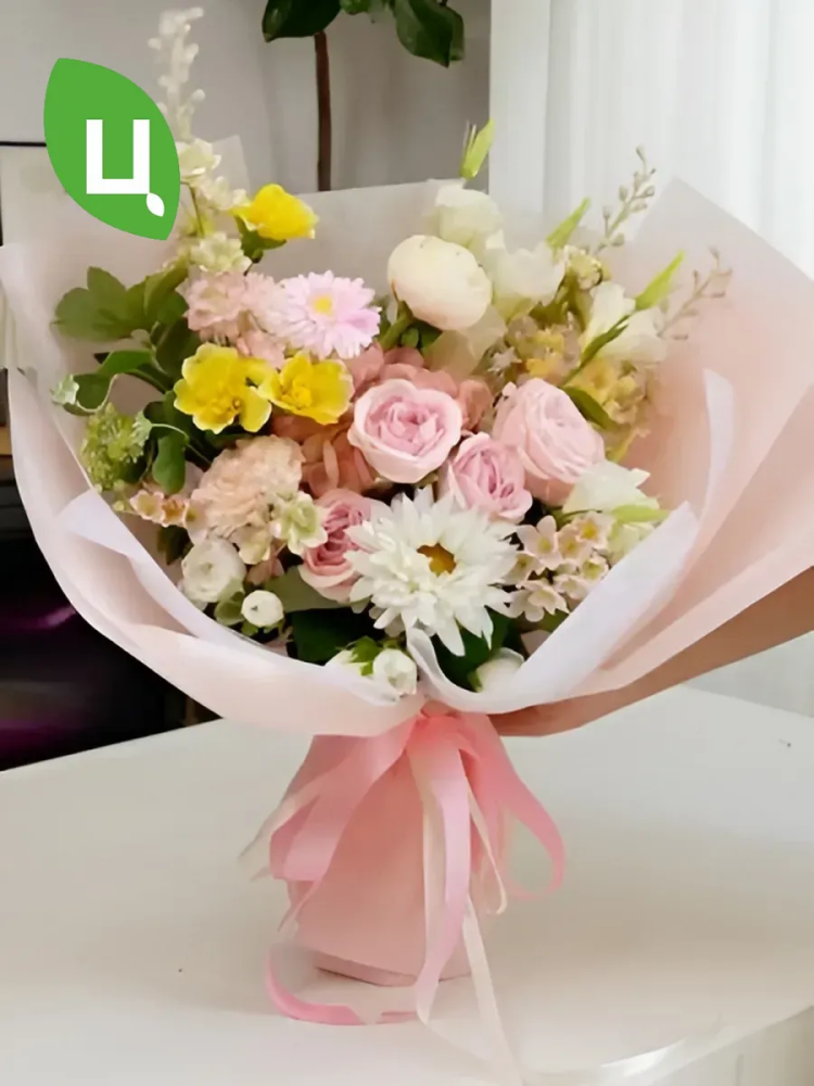 Пленка (44+56+89.5)*68CM Розовый 164