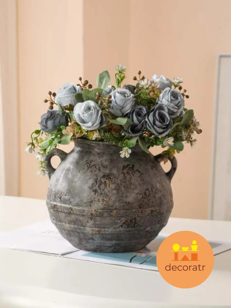 ваза Норильск Серый 23*12*19cm GGDR004-D22B Китай