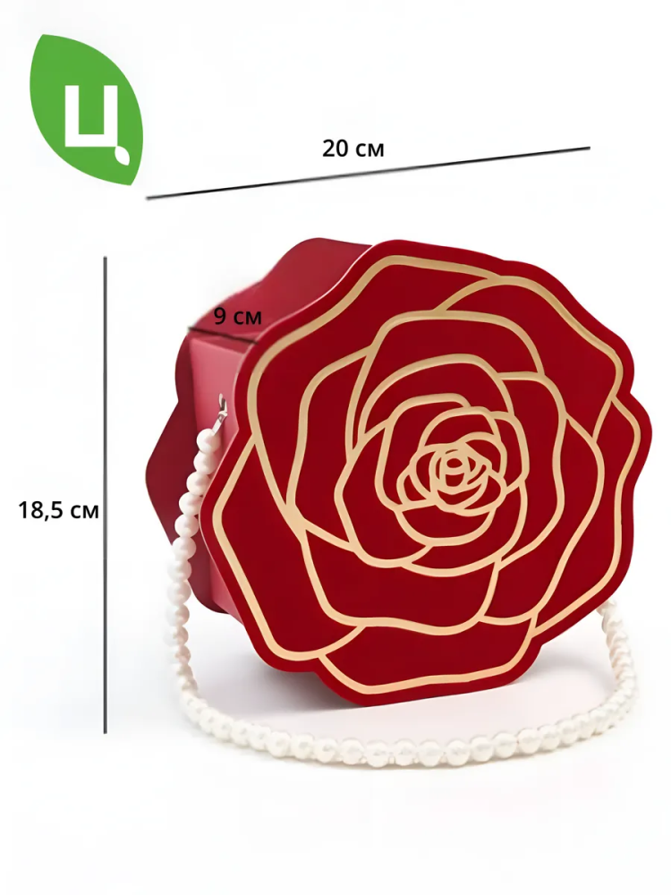 Коробка камелия Хайкоу Красный 20*18.5*9cm B.SCHZZH012 Китай