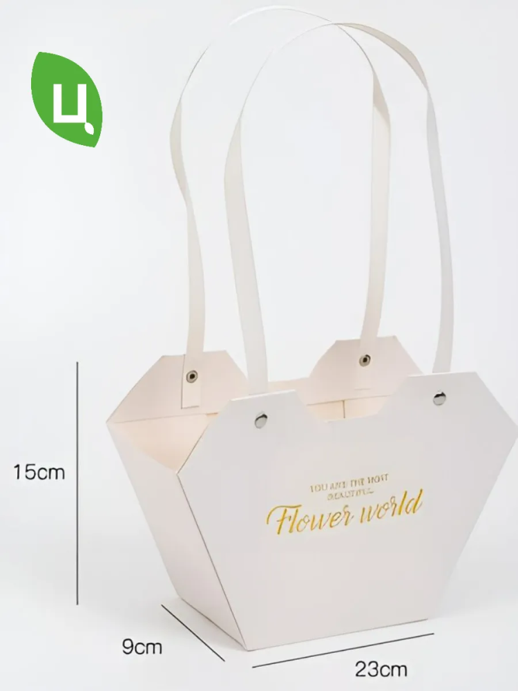 Сумка 23*15*9CM Белый 111 уп 10шт