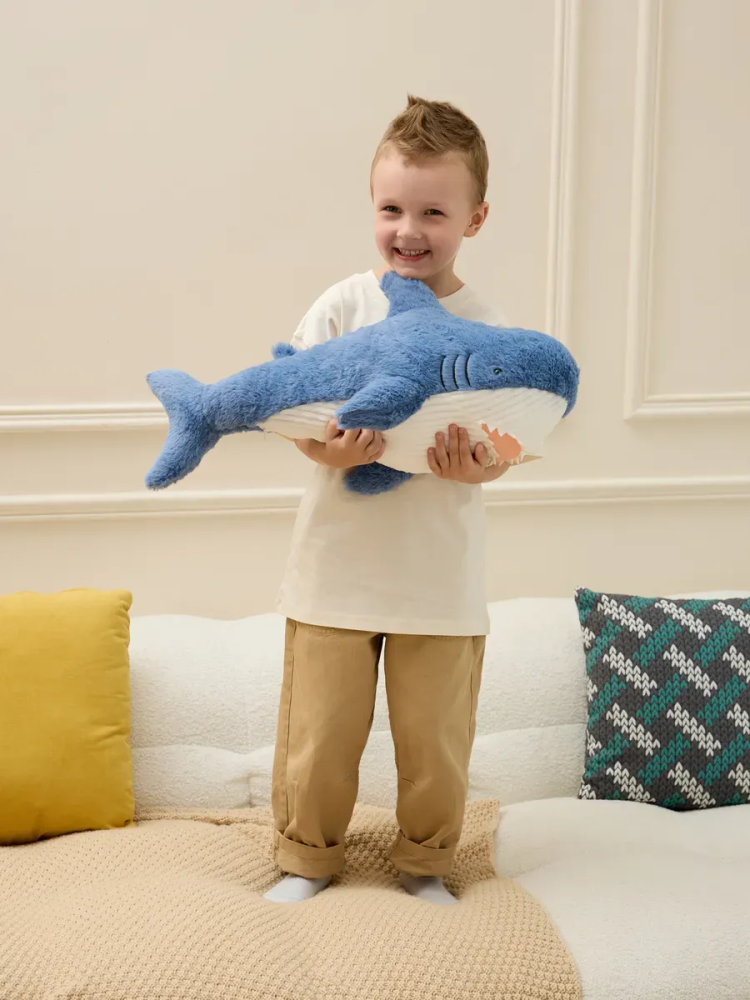 Мягкая игрушка Акула 60CM Серый JR-015