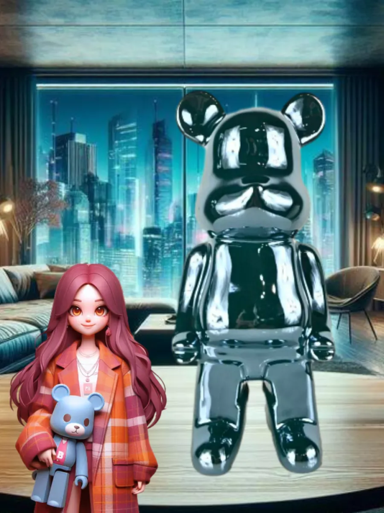 Статуэтка Bearbrick Синий 11.5*26 Китай