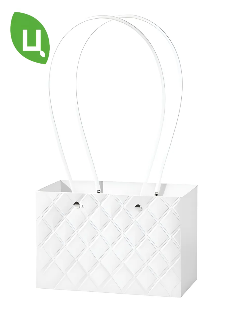 Сумка Квадрат 18cm+10cm*12cm Белый 111