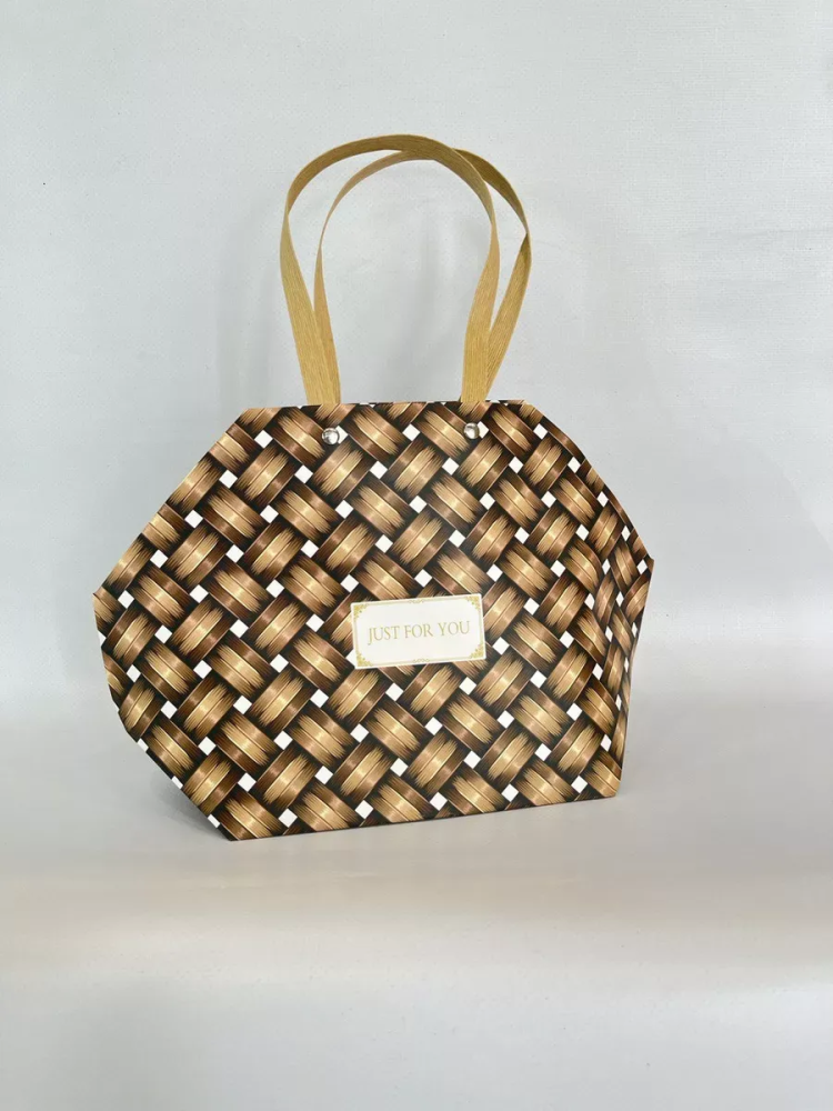 Сумка С плетением Большая Клетка 19X29.5X11.5 Китай