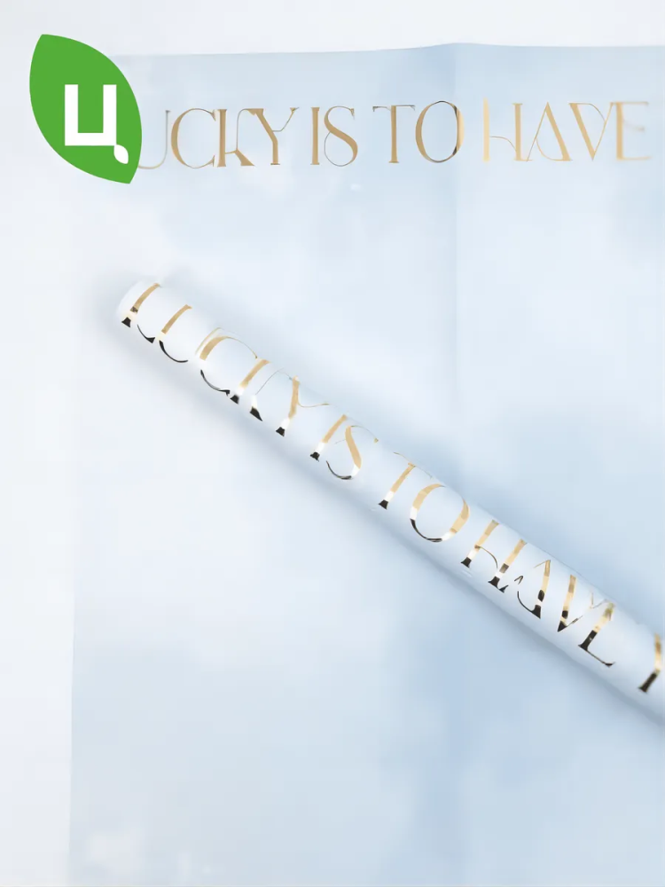 Плёнка 50*58CM  Lucky To Синий PZZ1-4 страна:Китай