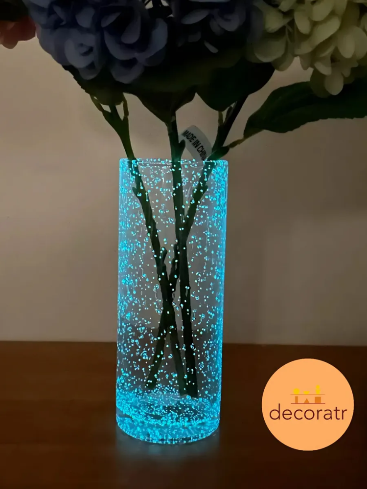Ваза Неон 12*30cm Стекло q-7236 Китай