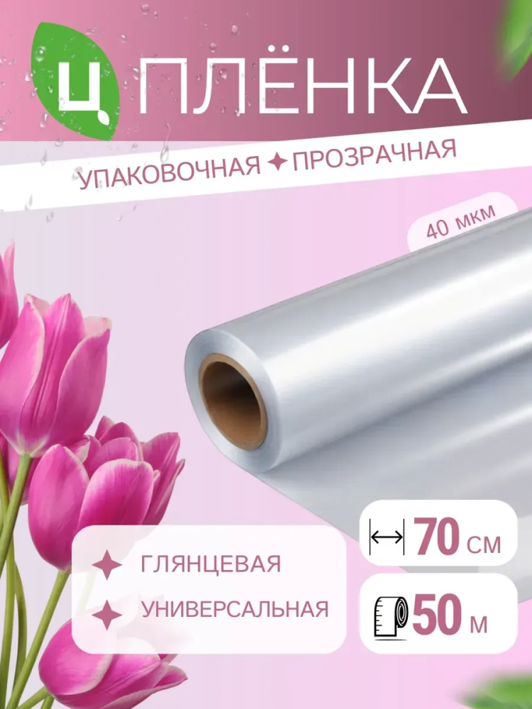 Прозрачная пленка 700мм/1000 грамм
