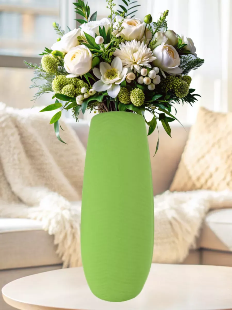 Ваза Авейру Зеленый 13.5*30cm Китай