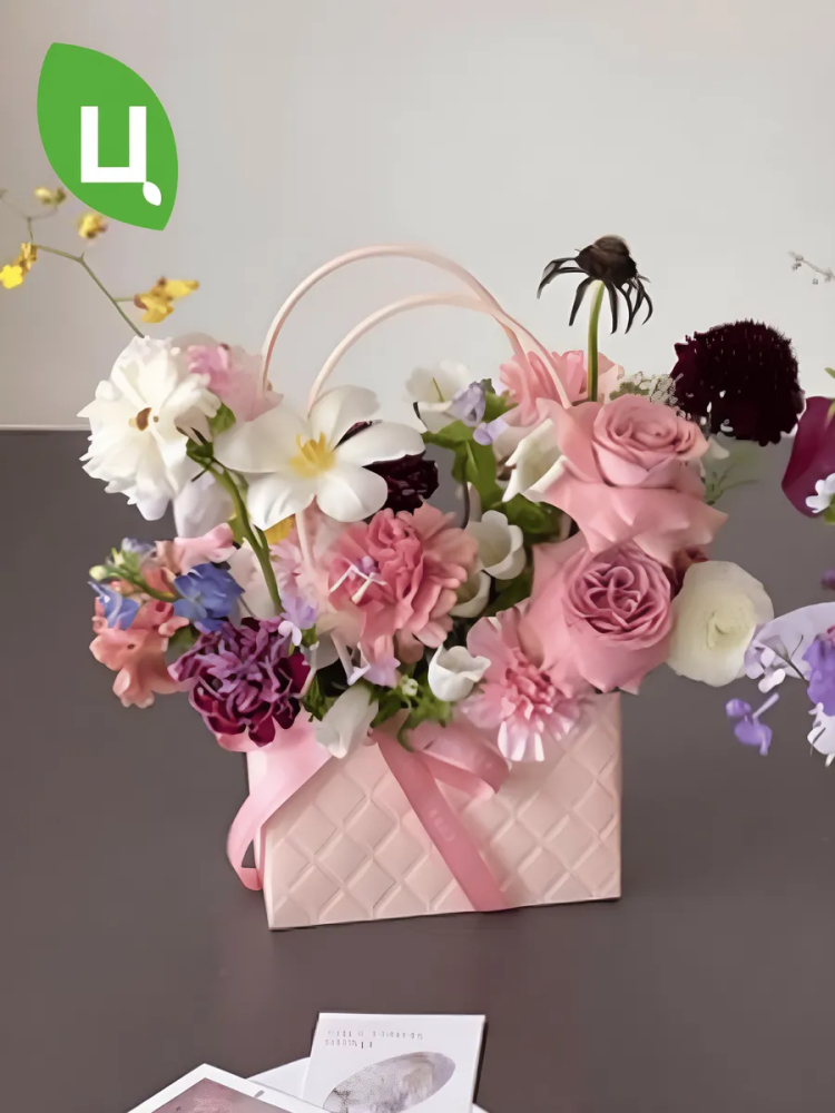 Сумка ‌Лицзян‌ Квадрат Розовый 22*13.5*10cm P8-164 Китай