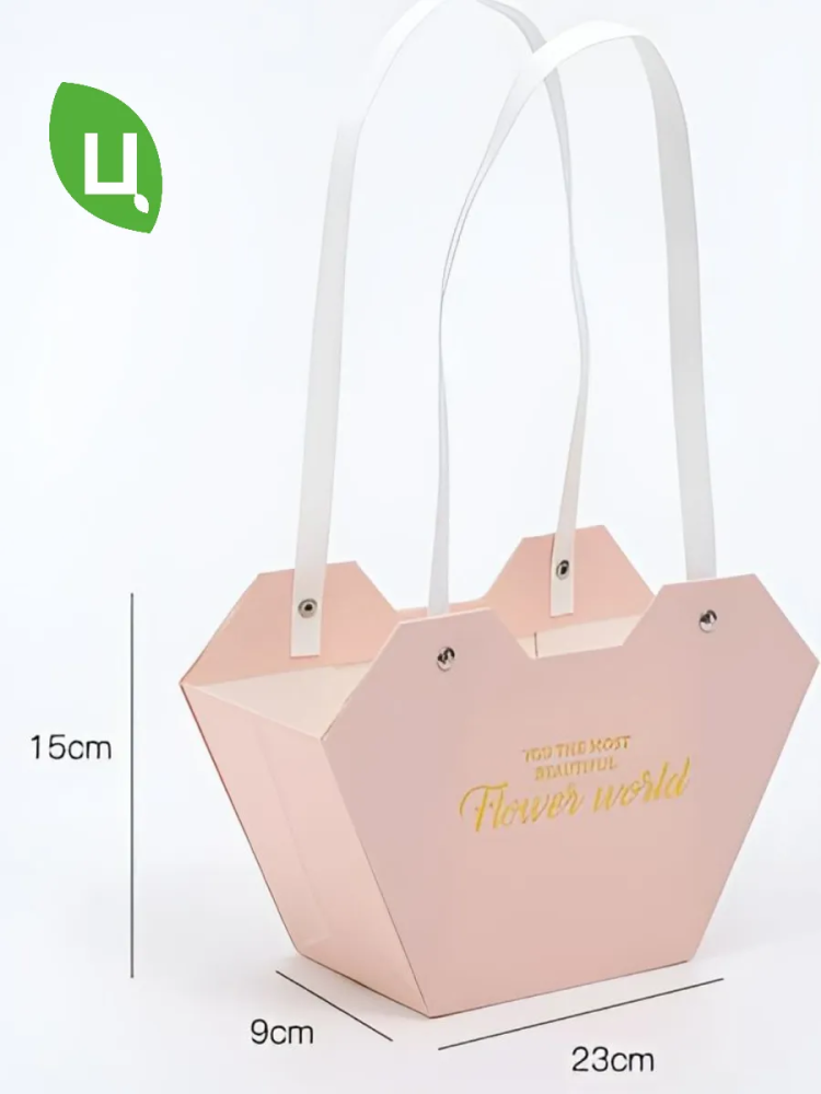 Сумка 23*15*9CM розовый 165 уп 10шт