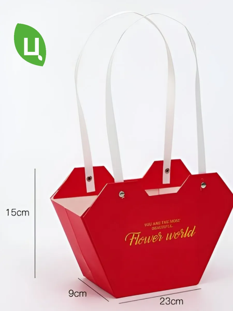 Сумка 23*15*9CM Красный 012 уп 10шт